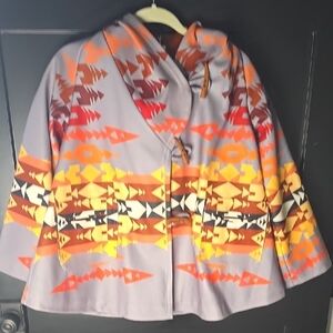 Women's Southwest Print Cape